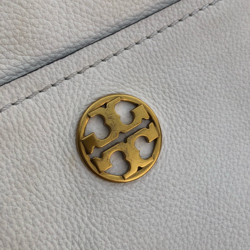 Chelsea Chain Leather Hobo TORY BURCH - Picture 4 of 8